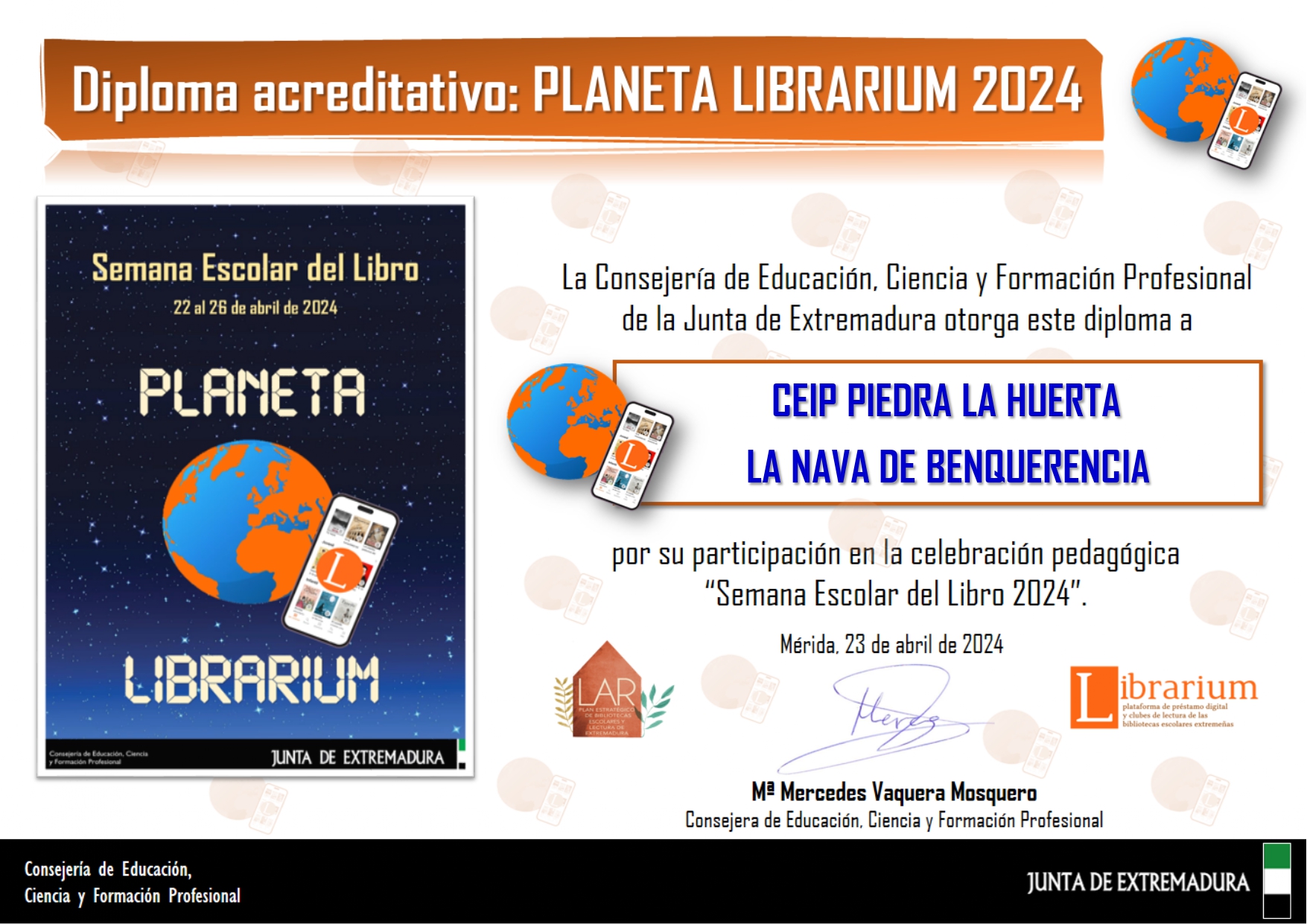 Planeta Librarium Piedra la Huerta